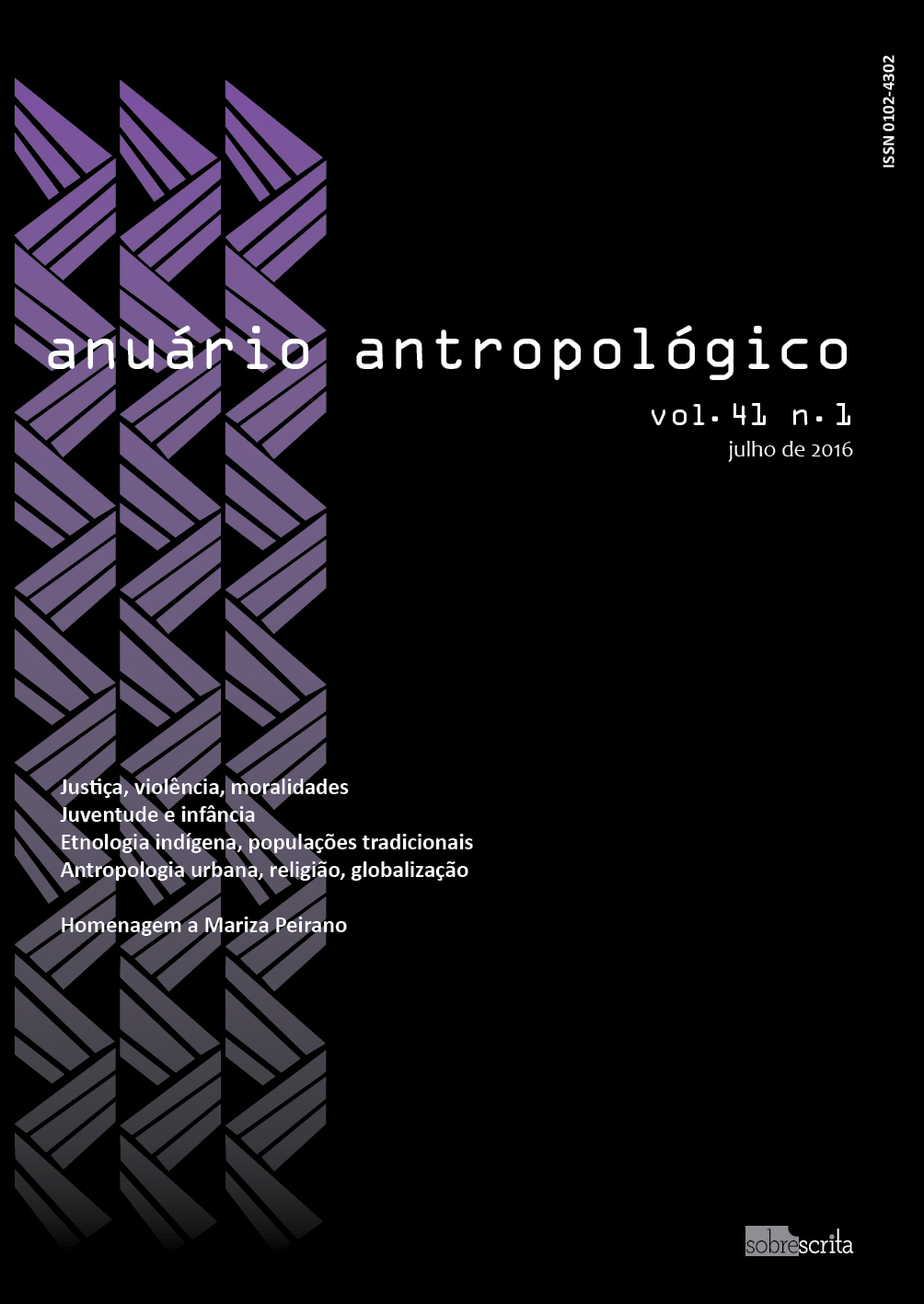 Capa Anuario Antropologico Vol.41 n1